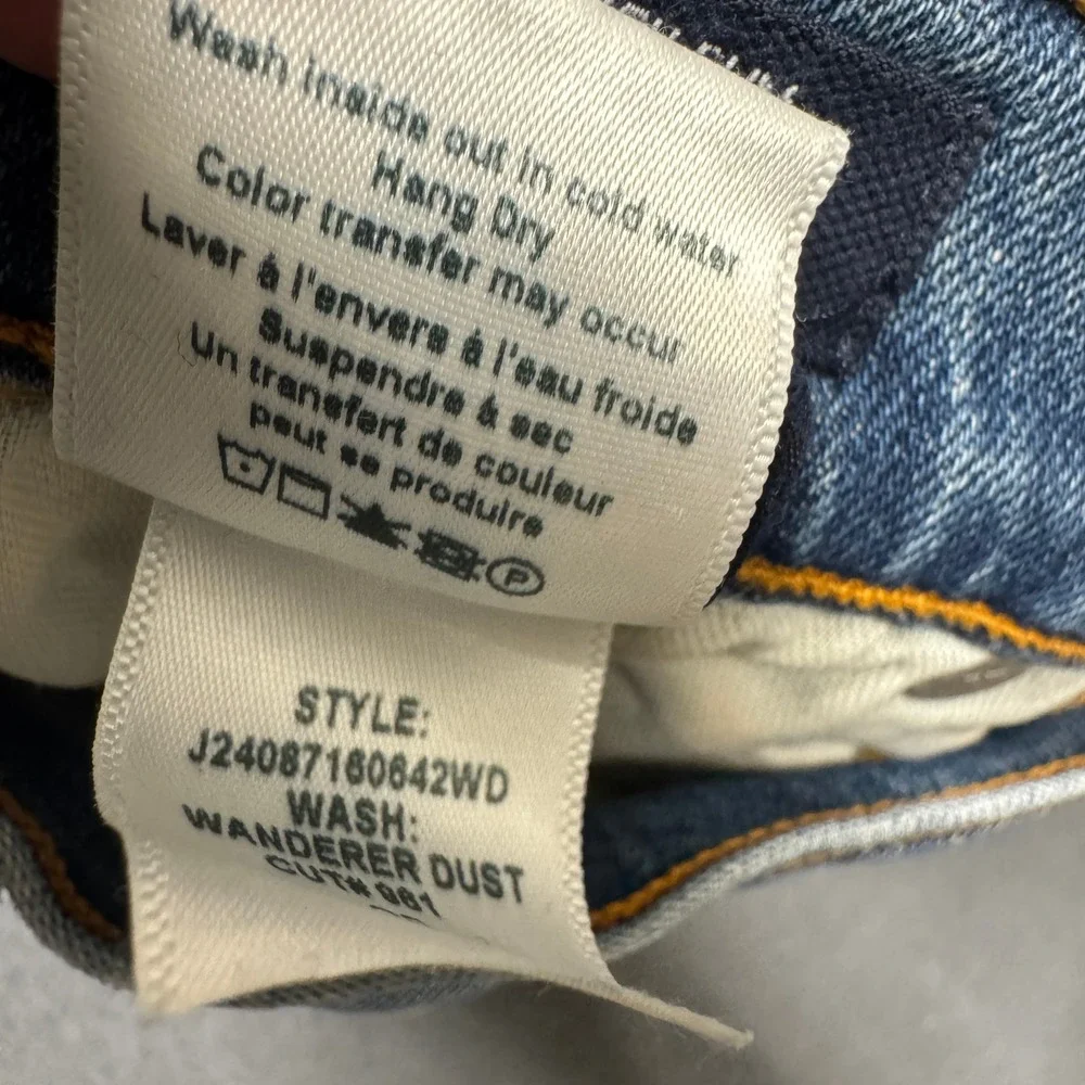 Veronica Beard Jeans Womens 25 Ryleigh Slim Straight Ankle Wanderer Dust Blue